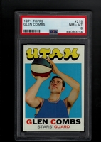 1971 Topps #215 Glen Combs PSA 8 NM-MT UTAH STARS